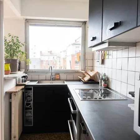 Апартаменты Appt With Terrace And Well Equipped Belleville Париж